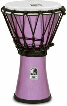 Djembé Toca Percussion TFCDJ-7MV Djembe Freestyle ColorSound Metallic Violet - 1