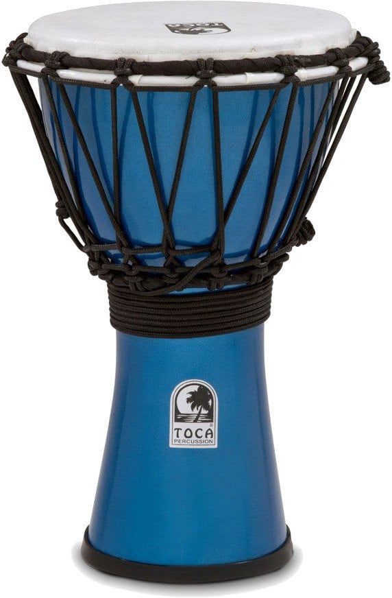 Djembé Toca Percussion TFCDJ-7MB Djembe Freestyle ColorSound Metallic Blue