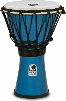 Djembé Toca Percussion TFCDJ-7MB Djembe Freestyle ColorSound Metallic Blue - 1