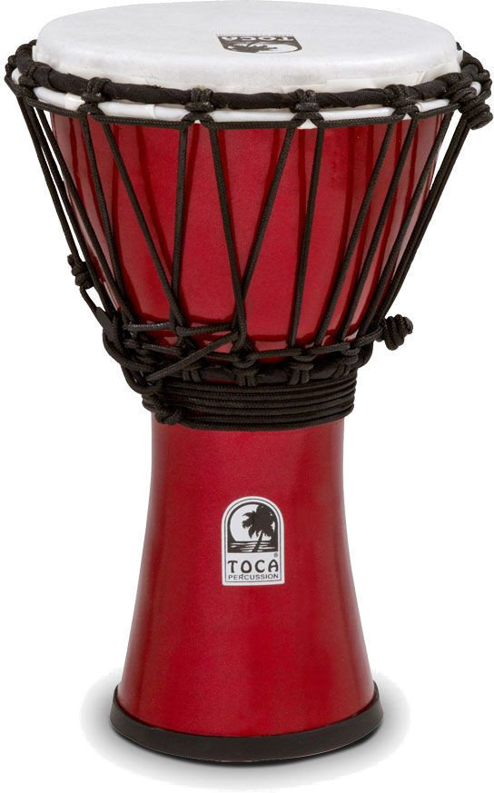 Djembé Toca Percussion TFCDJ-7MR Djembe Freestyle ColorSound Metallic Red