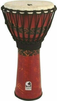 Djembé Toca Percussion SFDJ-10RP Djembe Freestyle Rope Tuned Bali Red - 1