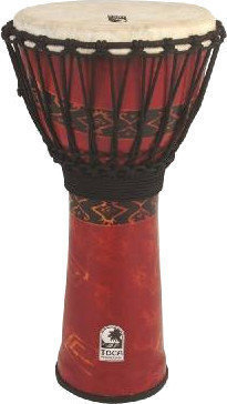 Djembe Toca Percussion SFDJ-12RP Djembe Freestyle Rope Tuned Bali Red