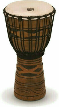 Djembe Toca Percussion TODJ-10AM Djembe Origins Series African Mask - 1