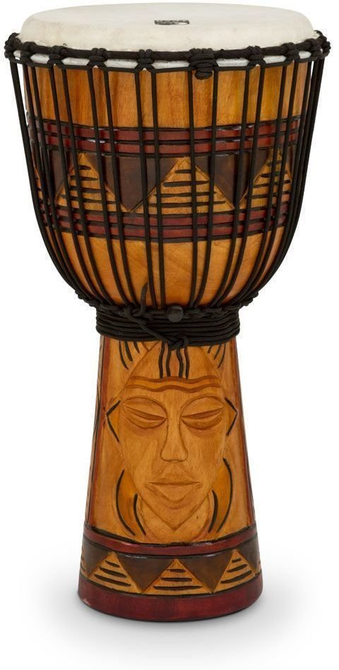Yembe Toca Percussion TODJ-10TM Djembe Origins Series Tribal Mask