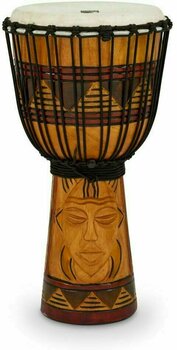 Djambe Toca Percussion TODJ-10TM Djembe Origins Series Tribal Mask - 1