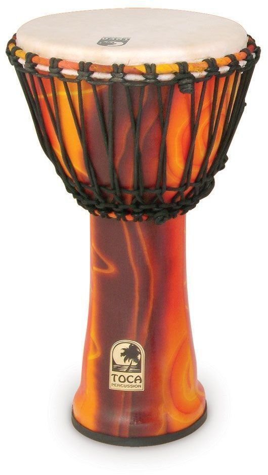 Djembe Toca Percussion SFDJ-10F Djembe Freestyle Rope Tuned Fiesta