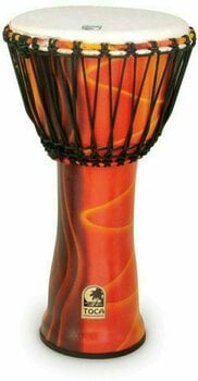 Djembe Toca Percussion SFDJ-12F Djembe Freestyle Rope Tuned Fiesta - 1