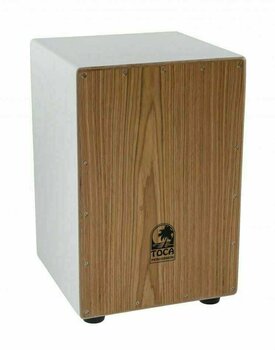 Кахони дървени Toca Percussion TCCJ-WH ColorSound Cajon White - 1