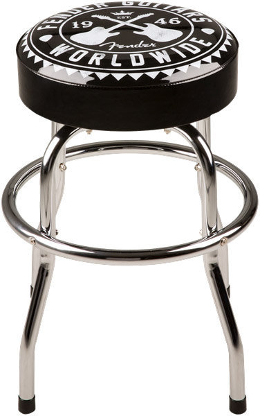 Barski stol Fender 61cm Worldwide Black Barski stol
