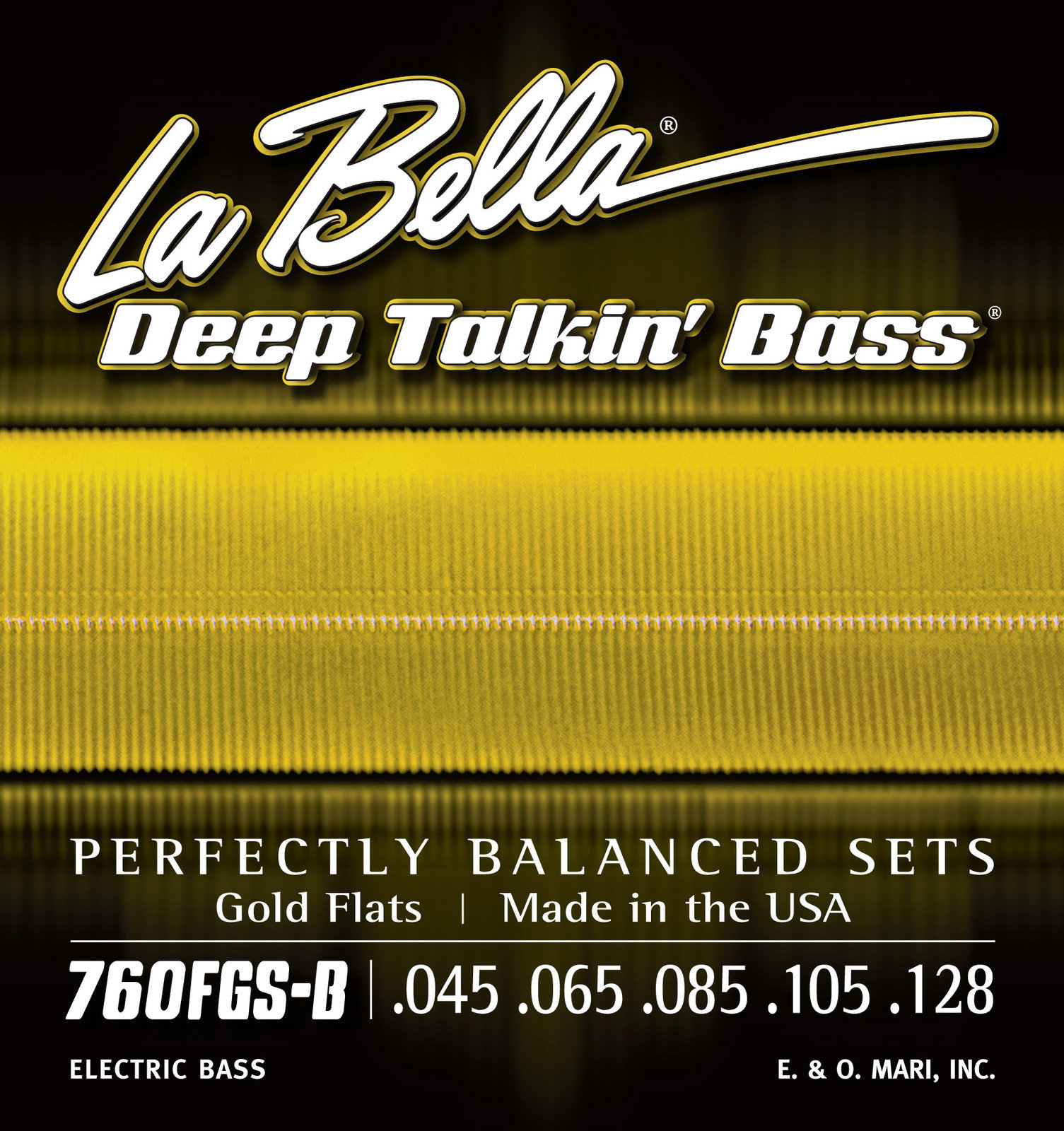 LaBella 760FGS-B Deep Talkin' Bass Standard 45-128