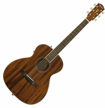 Elektro-akoestische gitaar Fender PM-TE Travel All-Mahogany Natural - 1