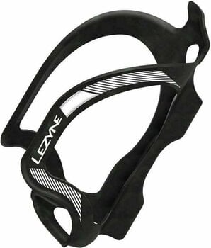 Bicycle Bottle Holder Lezyne Road Drive Cage Carbon White Bicycle Bottle Holder - 1