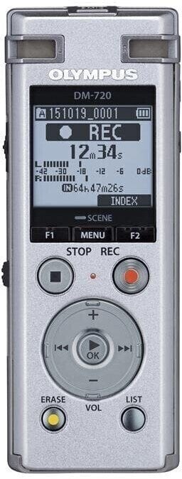 Draagbare digitale recorder Olympus DM-720 Silver