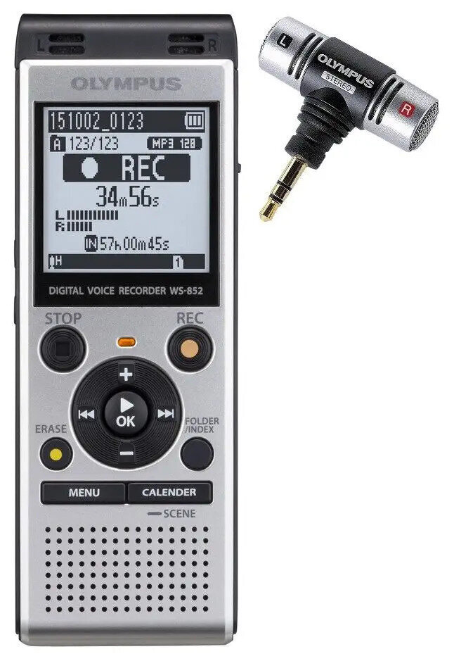 Prenosný rekordér Olympus WS-852 w/ ME51 Prenosný rekordér