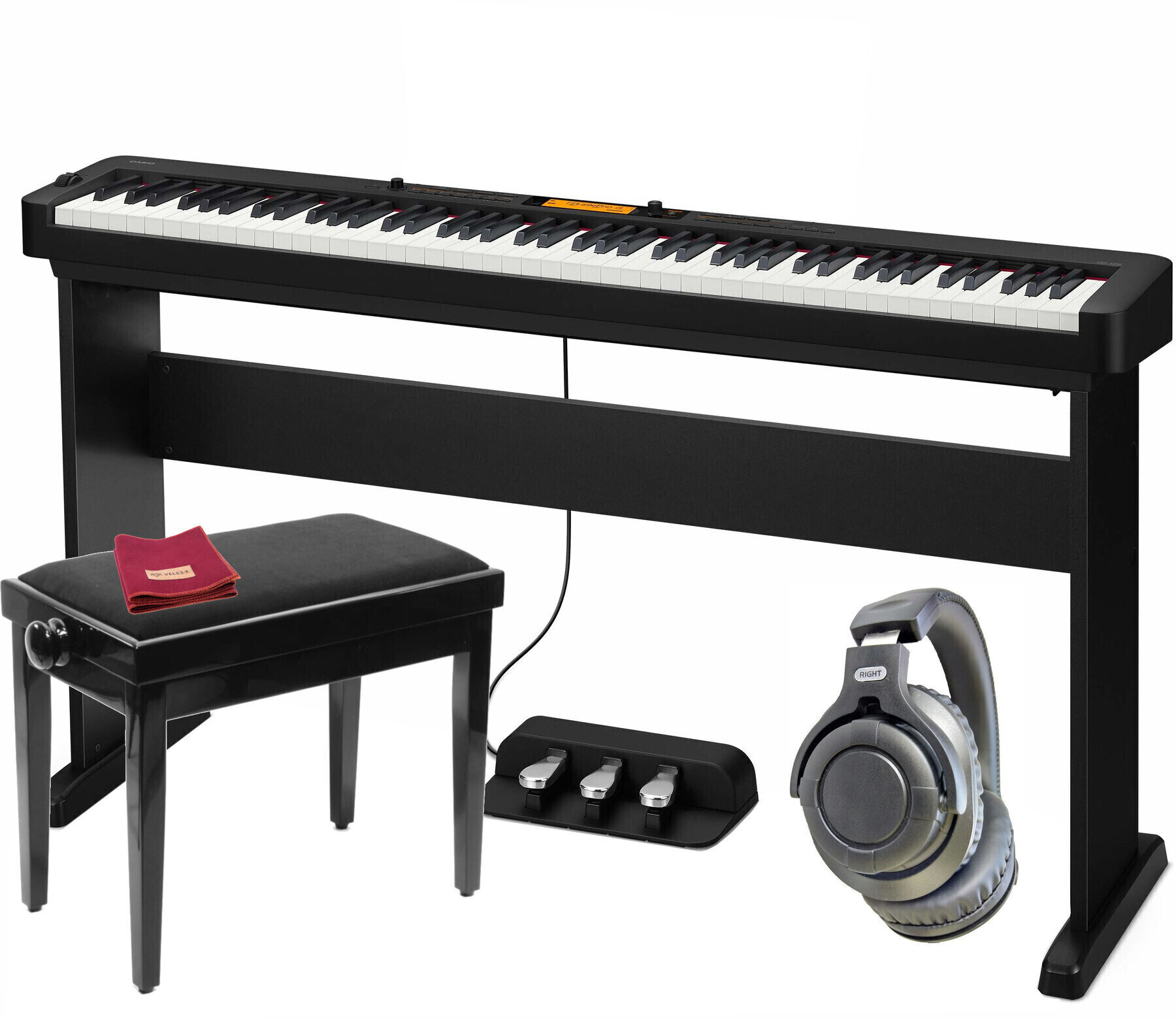 Digitálne stage piano Casio CDP-S350BK SET Digitálne stage piano