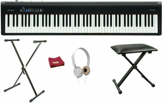 Cyfrowe stage pianino Roland FP-30 BK SET Cyfrowe stage pianino - 1