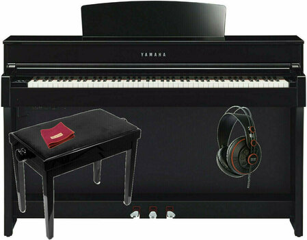 Digitális zongora Yamaha CSP-150PE SET Polished Ebony Digitális zongora - 1