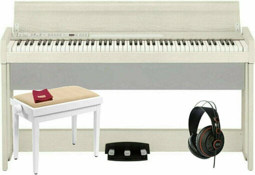Piano digital Korg C1 Air-WA SET Ceniza blanca Piano digital - 1