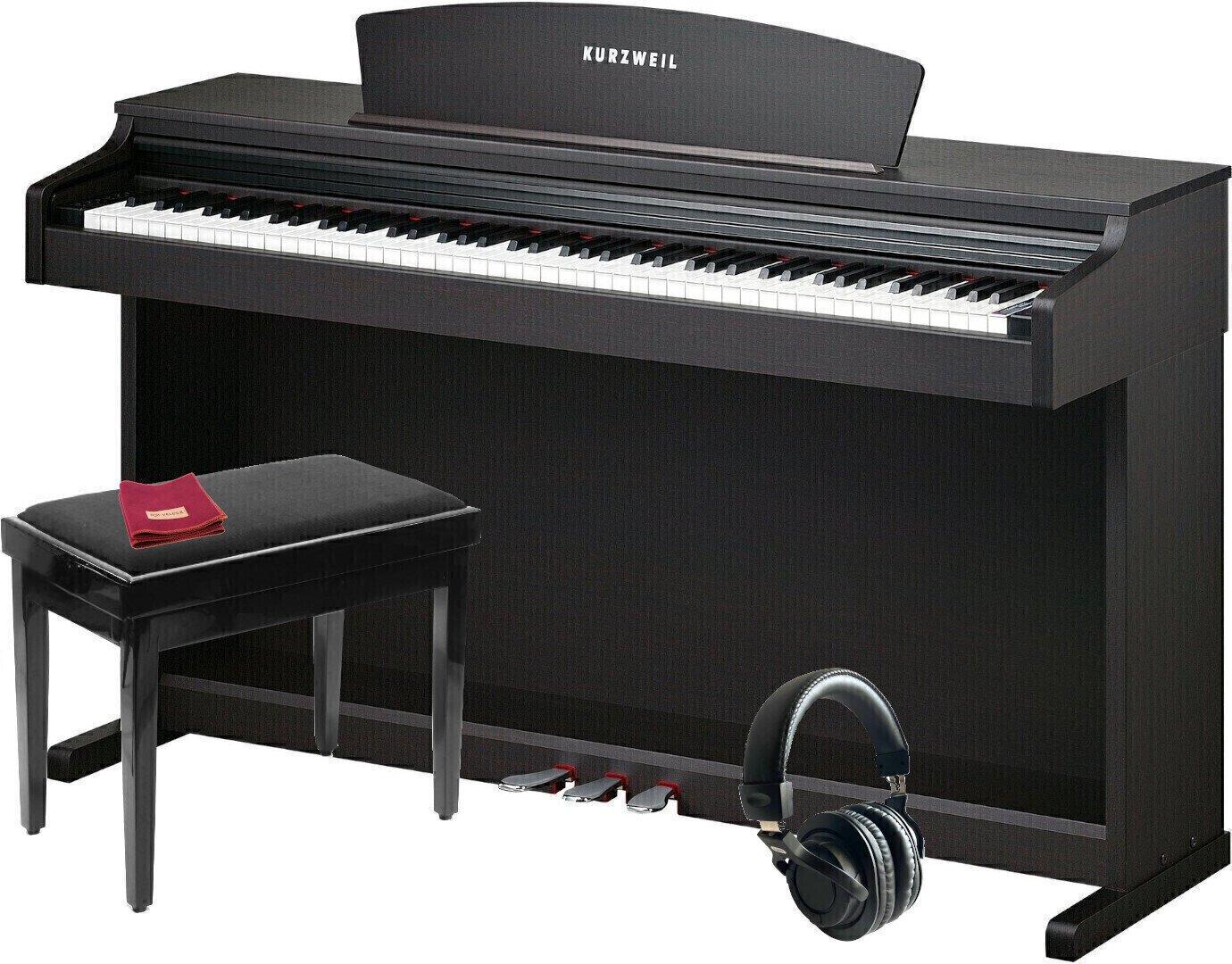 Pianino cyfrowe Kurzweil M110A SR SET Simulated Rosewood Pianino cyfrowe