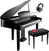Digitalni pianino Kurzweil CGP220 Digital Concert Grand Ebony Polish SET Polished Ebony Digitalni pianino