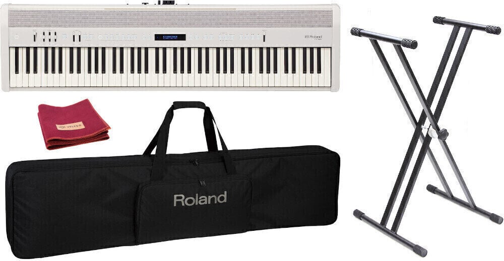 Digitaal stagepiano Roland FP-60 WH Stage SET Digitaal stagepiano