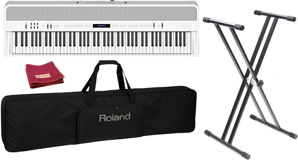 Digitaal stagepiano Roland FP-90 WH Stage SET Digitaal stagepiano