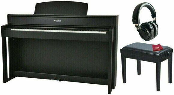 Digital Piano GEWA UP 380 G Black Matt SET Black Matt Digital Piano - 1