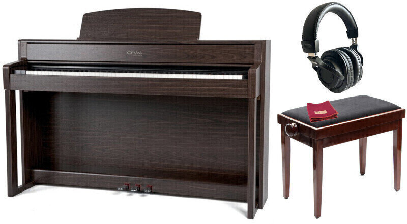 Digitaalinen piano GEWA UP 380 G WK Rosewood SET Ruusupuu Digitaalinen piano