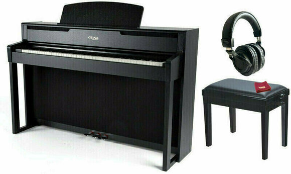 Digital Piano GEWA UP 400 Black Matt SET Black Matt Digital Piano - 1