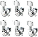 Schaller M6 135 6L locking staggered Chrome Gitár hangolókulcs (Mint új)