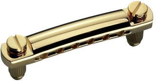Gitarrenbrücke Schaller Stop Tailpiece Gold Gitarrenbrücke