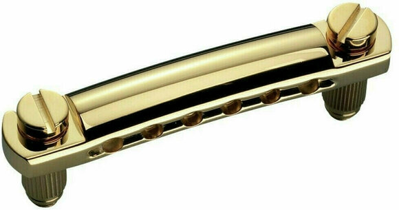 Ersatzteil für Gitarre Schaller Stop Tailpiece Gold - 1