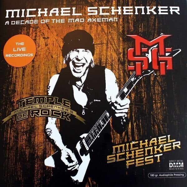 Vinyylilevy Michael Schenker - A Decade Of The Mad Axeman (The Live Recordings) (2 LP)