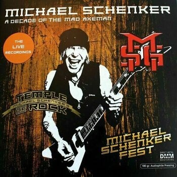 Vinyl Record Michael Schenker - A Decade Of The Mad Axeman (The Live Recordings) (2 LP) - 1