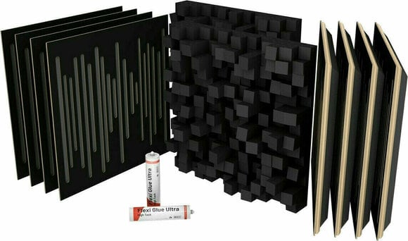 Absorbent wood panel Vicoustic VicStudio Black Matte - 1