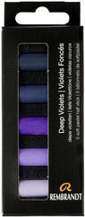 Trockenes Pastell Rembrandt Soft Pastels Trockenpastellset Deep Violets 5 Stck