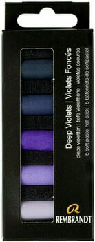 Minkšta pastelė Rembrandt Soft Pastels Deep Violets Set 5 Pieces - 1