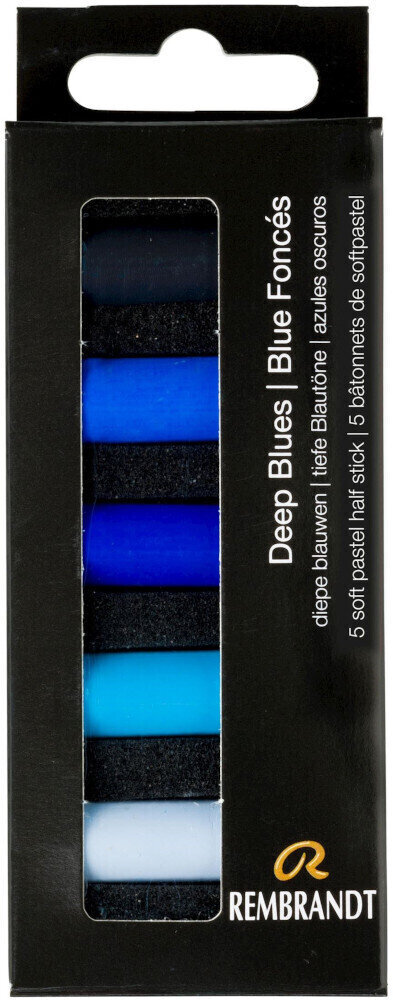 Suhi pastel Rembrandt Soft Pastels Set suhih pastela Deep Blues 5 kom