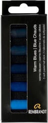 Trockenes Pastell Rembrandt Soft Pastels Trockenpastellset Warm Blues 5 Stck