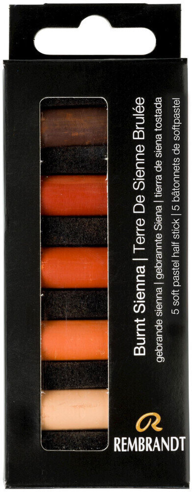 Droge pastel Rembrandt Set droge pastels Burnt Sienna 5 pcs