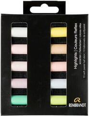 Pastel suave Rembrandt Soft Pastels Juego de pasteles secos Highlights Set 10 pcs
