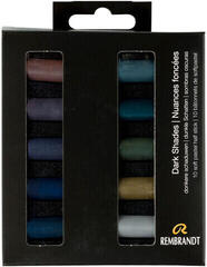 Trockenes Pastell Rembrandt Soft Pastels Trockenpastellset Dark Shades 10 Stck