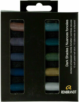 Suvi pastel Rembrandt Soft Pastels Комплет сувих пастела Dark Shades 10 Ком - 1