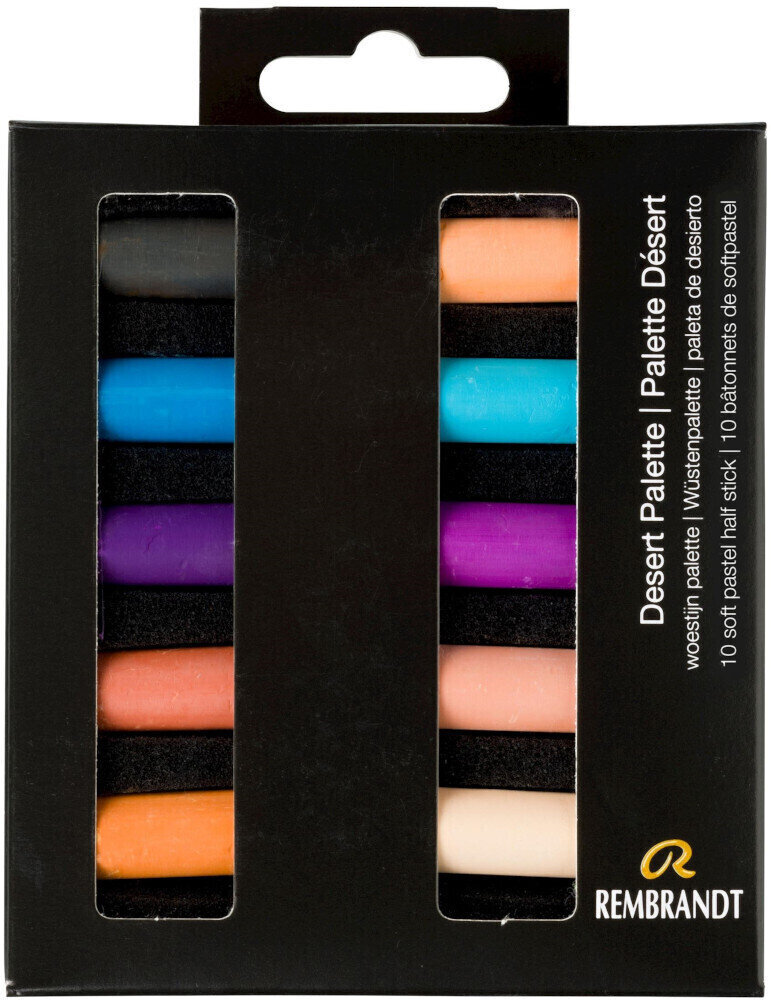 Mjuk pastell Rembrandt Soft Pastels Uppsättning mjuka pastellkritor Desert Palette 10 pcs