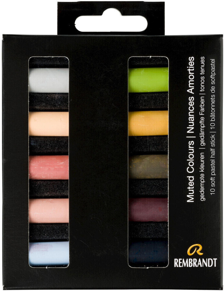 Суха пастель Rembrandt Soft Pastels Набір сухих пастелей Muted Colours 10 Шт.