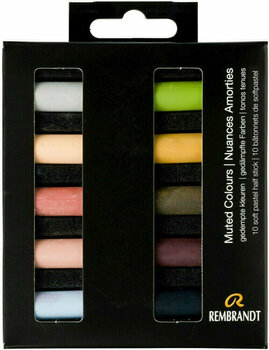 Суха пастель Rembrandt Soft Pastels Набір сухих пастелей Muted Colours 10 Шт. - 1