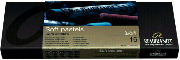 Suvi pastel Rembrandt Soft Pastels Комплет сувих пастела Dark Colours 15 kom - 1