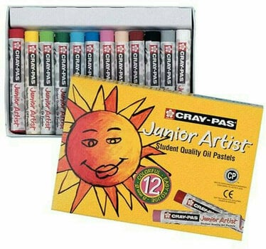 Pastel à l'huile Sakura Cray-Pas Junior Artist Set Coffret de pastels à l'huile 12 pcs - 1