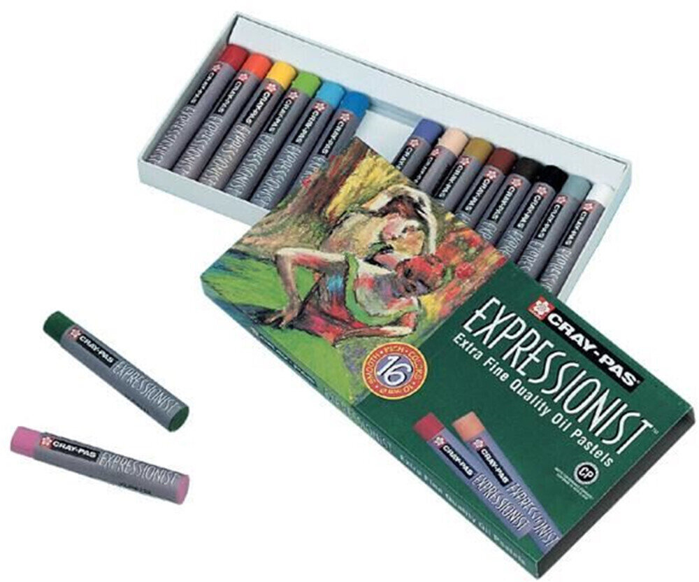 Öl-Pastell Sakura Cray-Pas Expressionist Set Ölpastellset 16 Stück