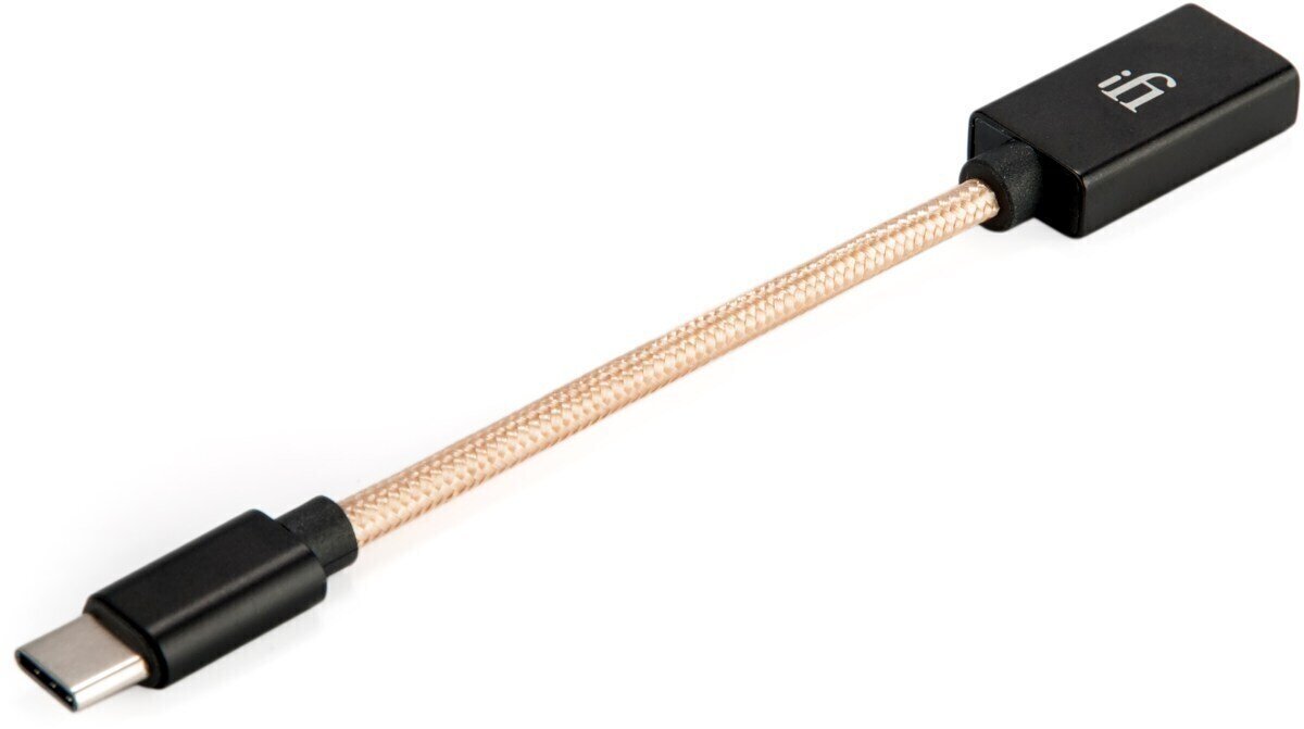 USB kabel iFi audio OTG Type-C Zlatá 12 cm USB kabel